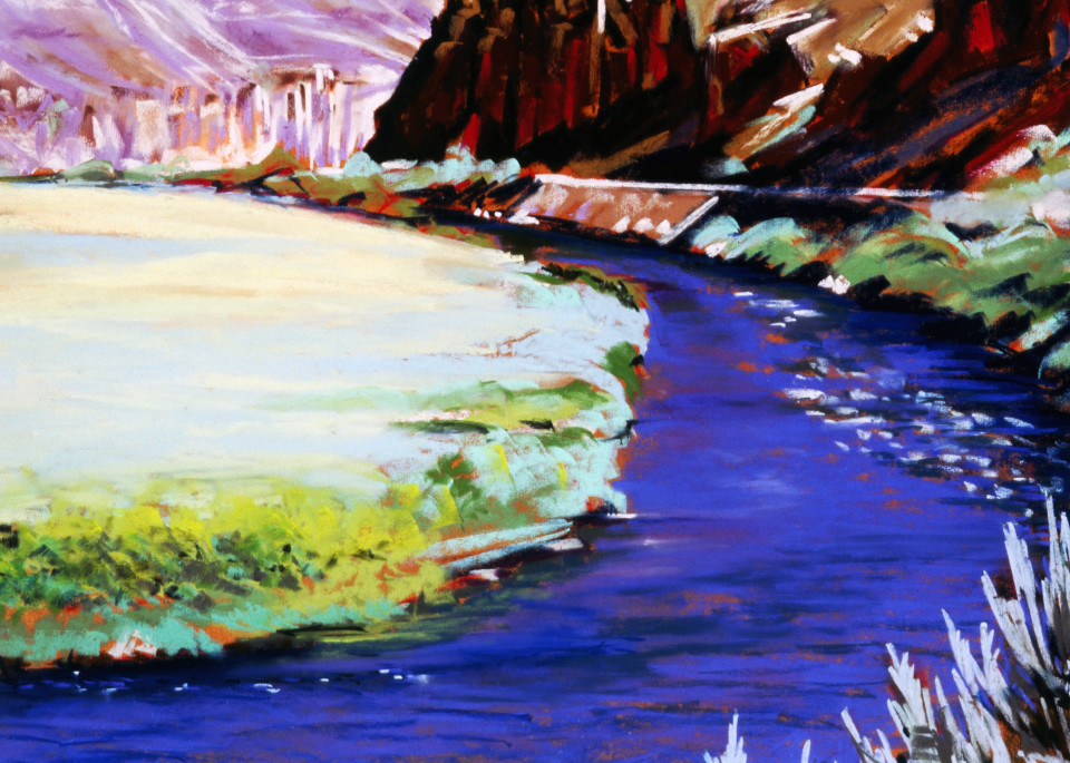 landscape painting
central oregon
deschutes river