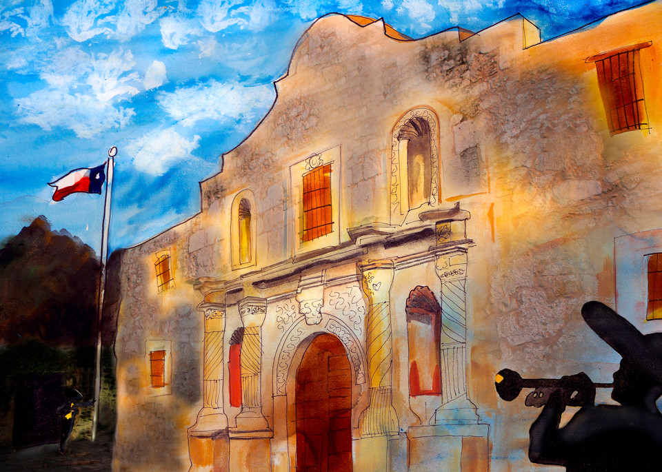 Mariachis At The Alamo Art | William K. Stidham - heART Art