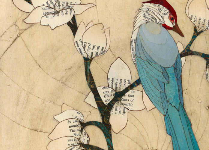 Summer Bird Art | Karen Sikie Paper Mosaic Studio