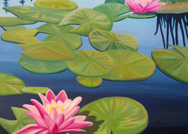 Tranquility Water Lily Art for Sale