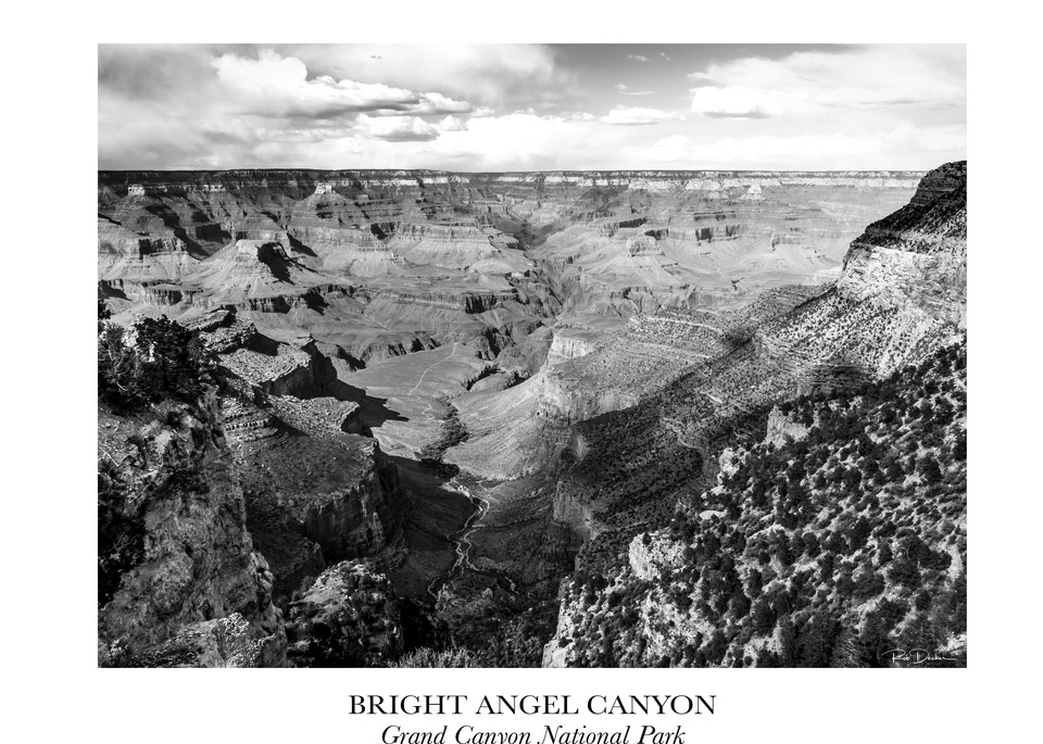 Bright Angel Canyon, Grand Canyon National Park Photography Art | Robert B. Decker - Fine Art | Photography