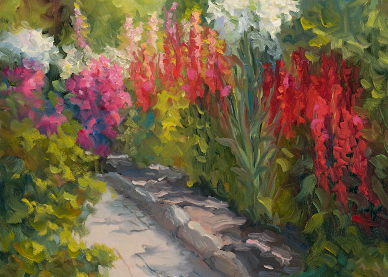 Sunlit Garden Art | B. Oliver, Art