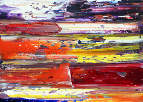 Large colorful PMS abstract painting