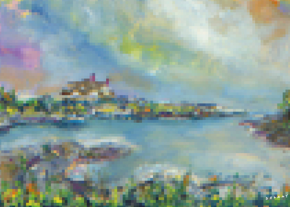 Ocean Drive #2 Pixel Print 