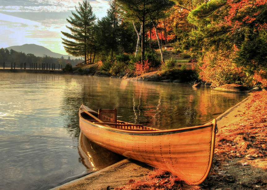 Autumn Shoreline On Lake George Art | Michael Sandy Photography