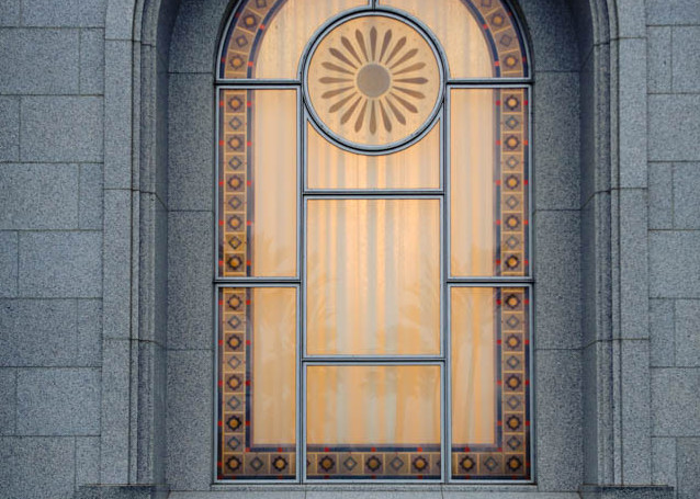 Redlands Temple Window