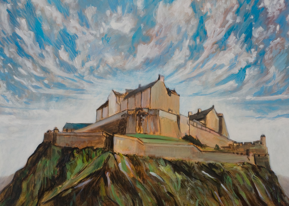Edinbergh Castle Art | Sandy Garnett Studio