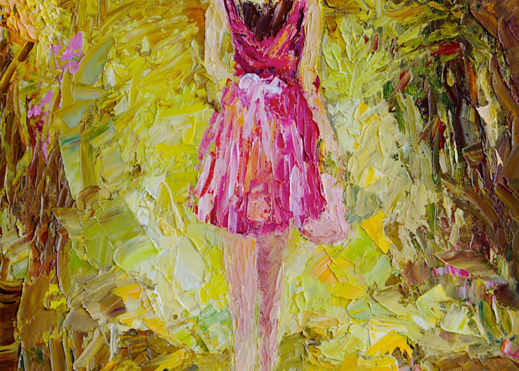 Under My Yellow Umbrella Art | Pamela Ramey Tatum Fine Art