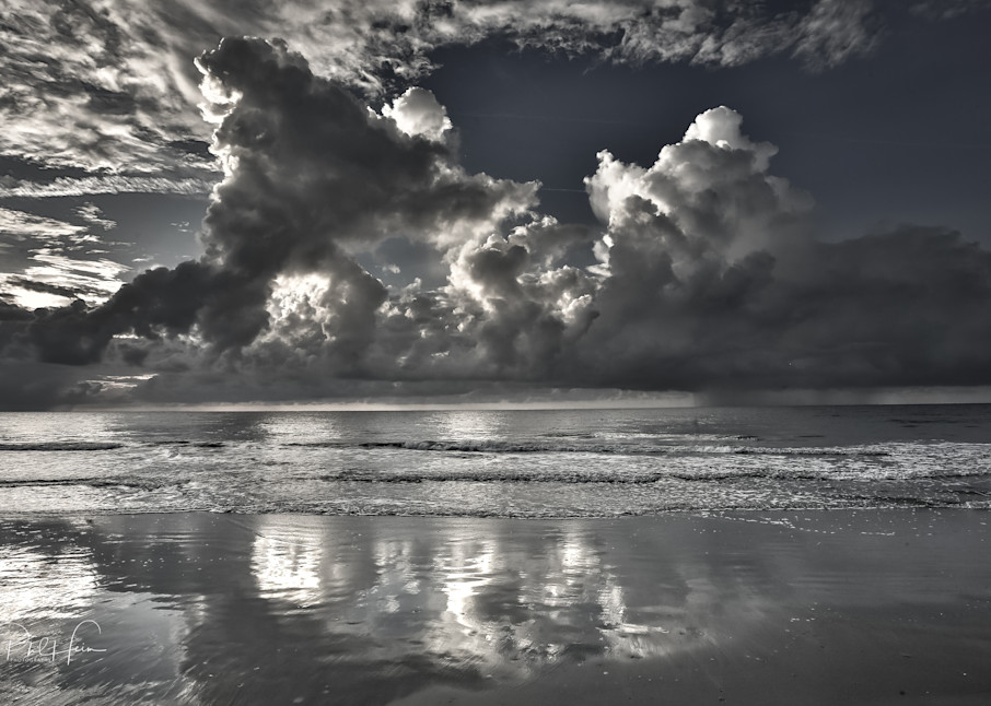 Hunting Island Stormy Reflection Photography Art | Phil Heim Photography