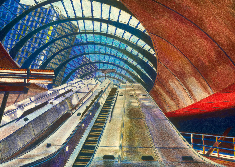 London's Underground Canary Wharf Metro Station