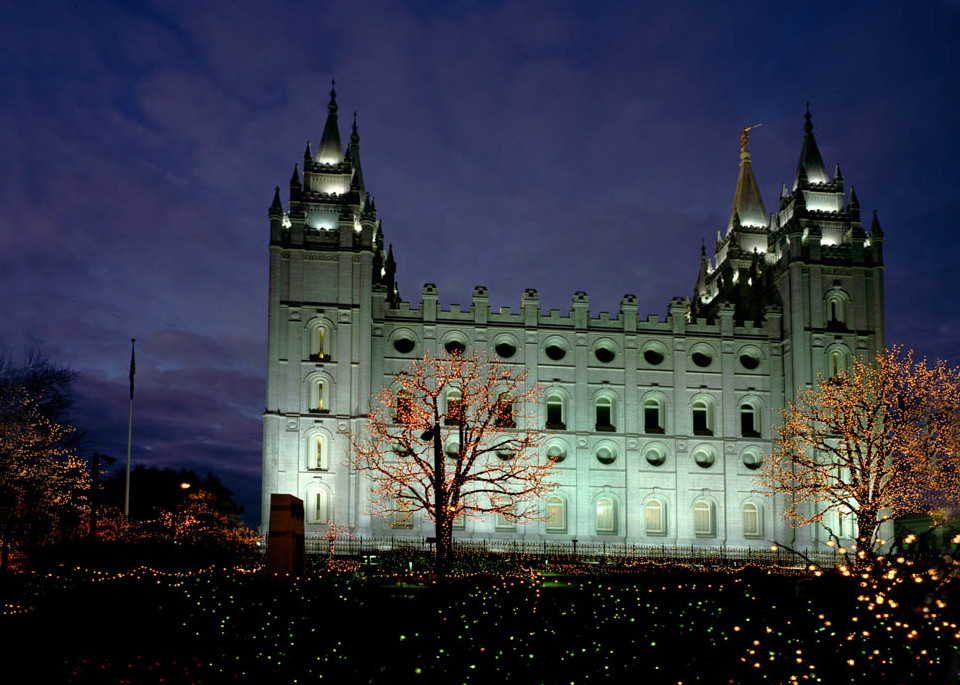 Salt Lake City Temple - Holiday Lights