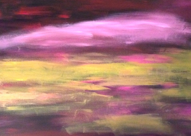 Pink Abstract Sunrise