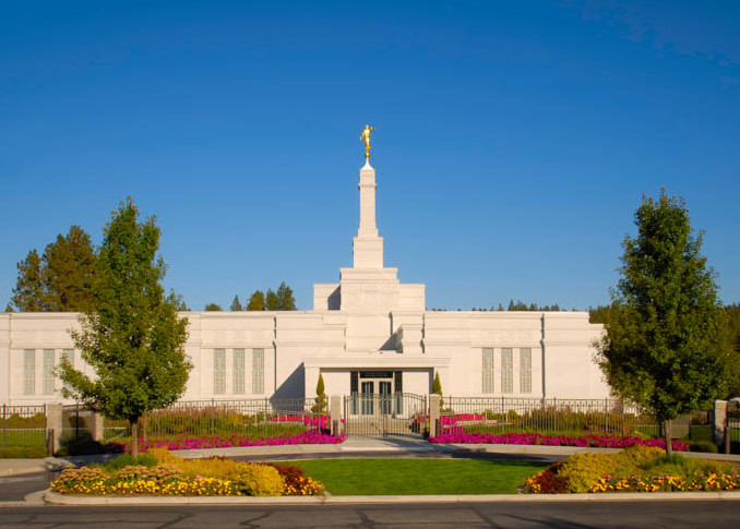 Spokane Temple - Panoramic Sunshine