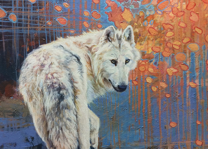 Brianna S Wolf.2 300 Dpi Art | Lesa Delisi, Fine Arts