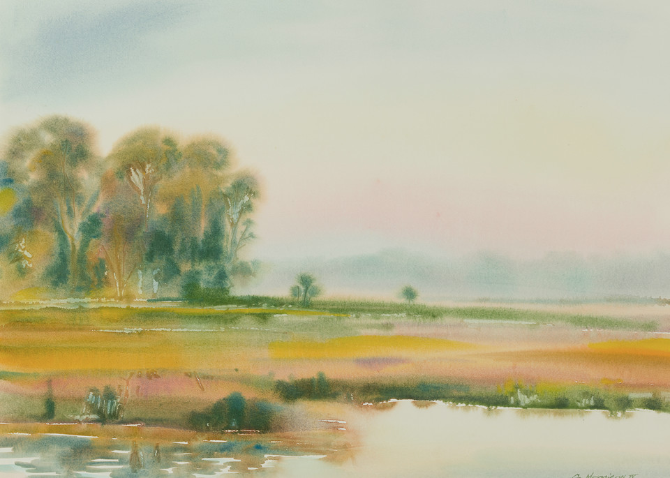 Fort George View | Watercolor Landscapes | Gordon Meggison IV
