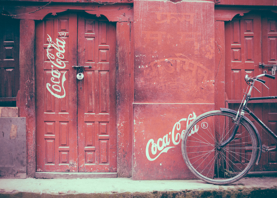 Coca Cola Calling Nepal | Kirby Trapolino Fine Art Photography