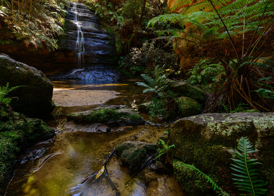 Waterfall Pool Of Siloam - Leura Blue Mountains National Park NSW Australia | Watefall