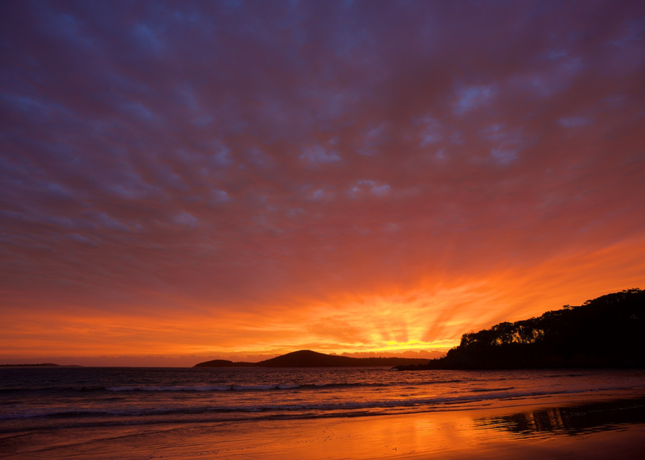 Sunburst - Fingal Bay Beach Port Stephens NSW Australia | Sunrise