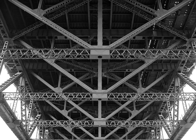Bridges Skeleton - Sydney Harbour Bridge Sydney Australia | Black & White