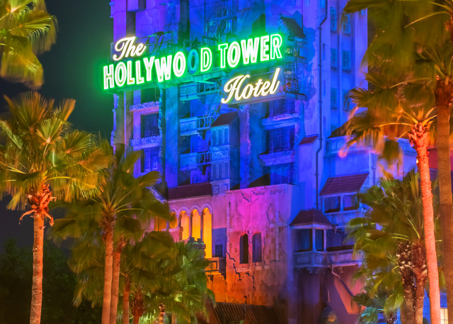 The Hollywood Tower Hotel - Disney Art Prints | William Drew