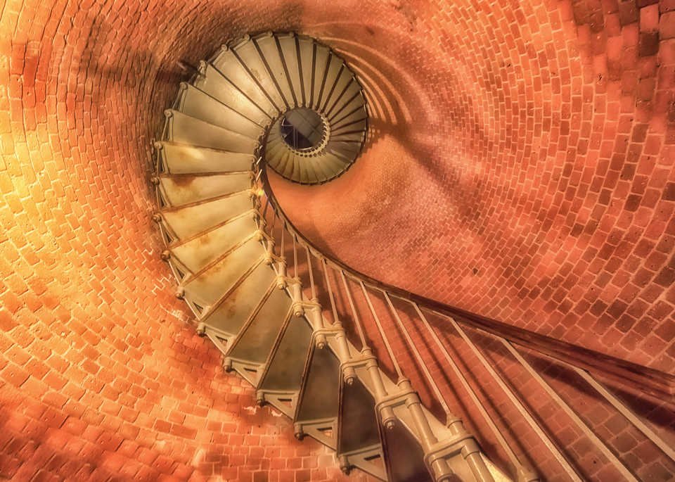 West Chop Light Stairway Art | Michael Blanchard Inspirational Photography - Crossroads Gallery
