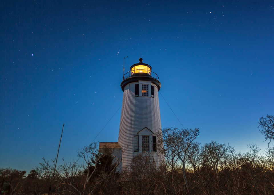 Cape Poge Light Stars Art | Michael Blanchard Inspirational Photography - Crossroads Gallery