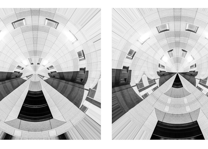 Reflected Projection (diptych)