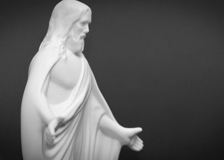 Black And White Right Side Of Jesus Art | Drone Video TX
