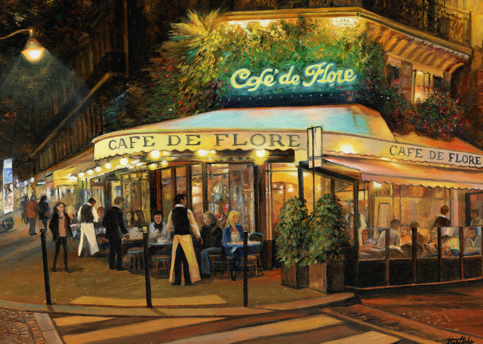 An Evening at Cafe de Flore