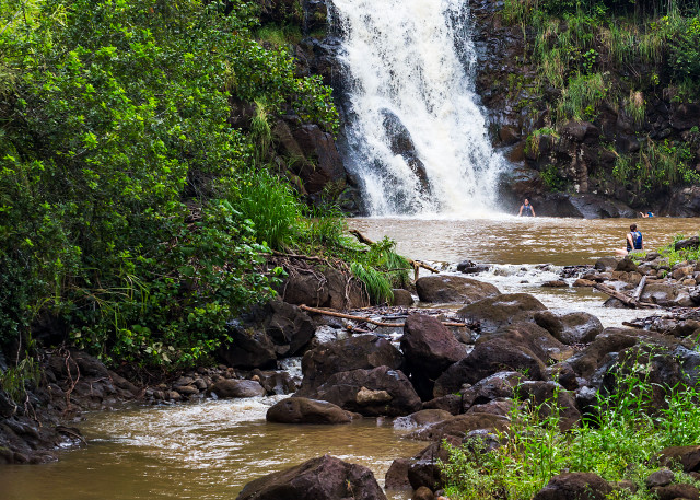 Waimea Falls in Hawaii Photograph For Sale As Fine Art