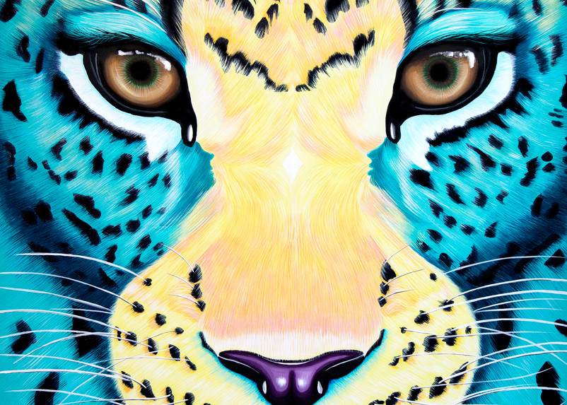 Leopard Acrylic painting 