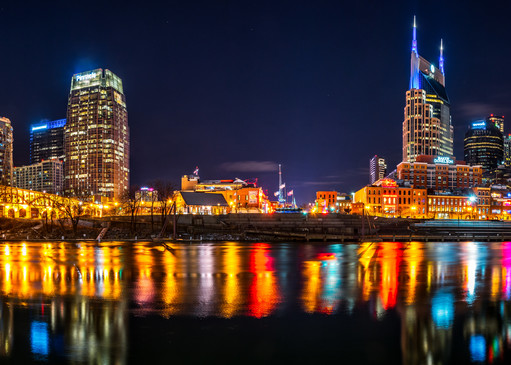 Music City Nashville skyline photography