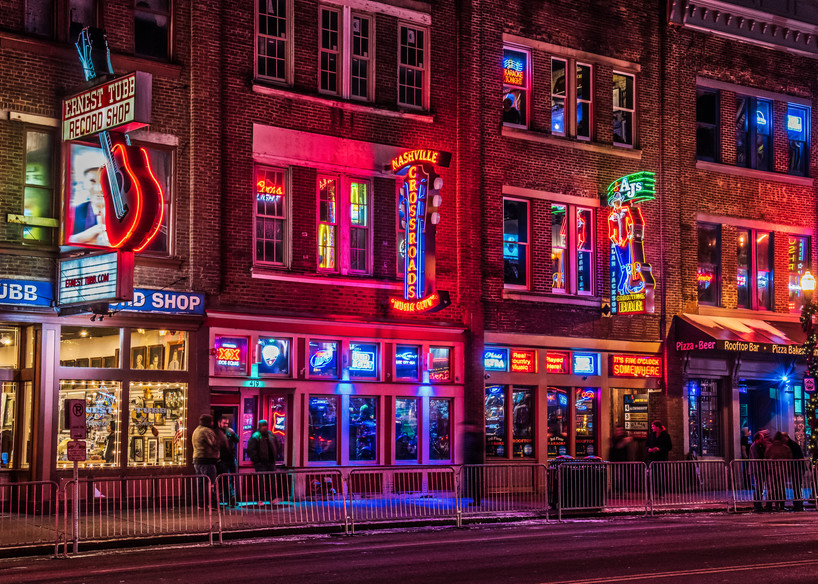 Music City Nashville lights photography