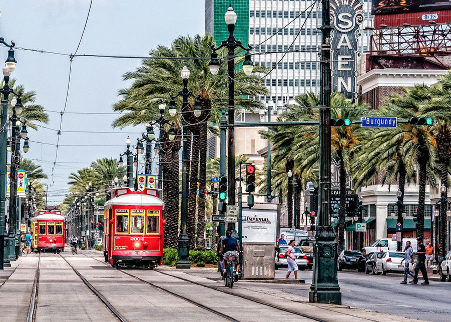 New Orleans streetcars French Quarter photography