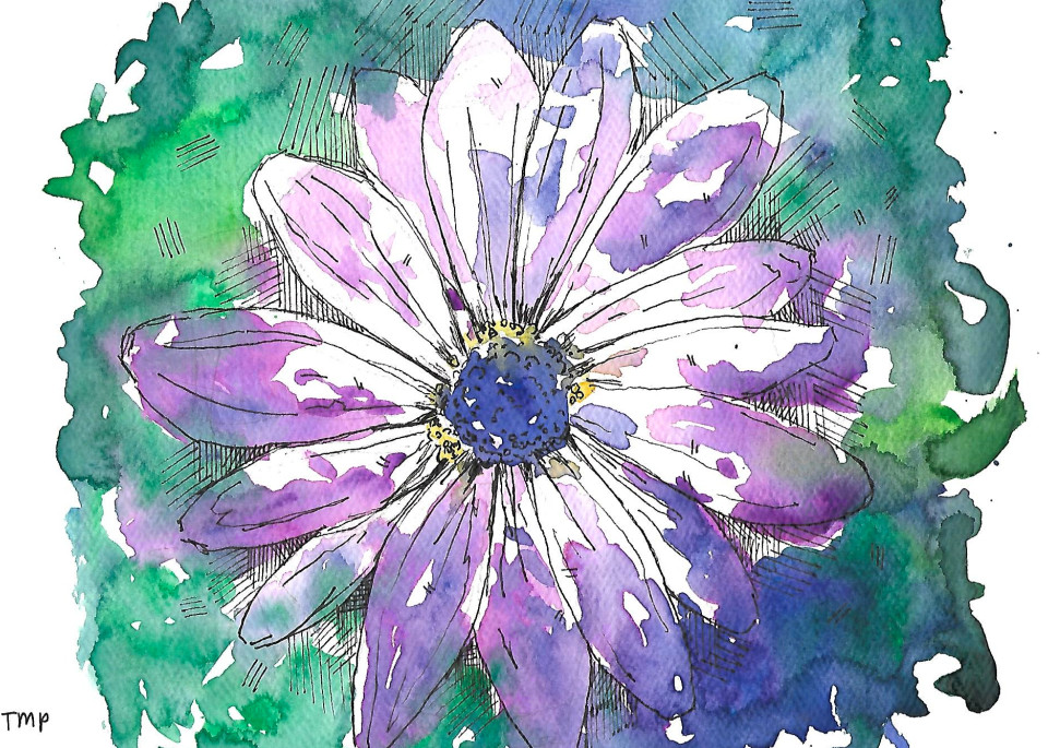 Matt Pierson Artworks | Purple Flower No.3