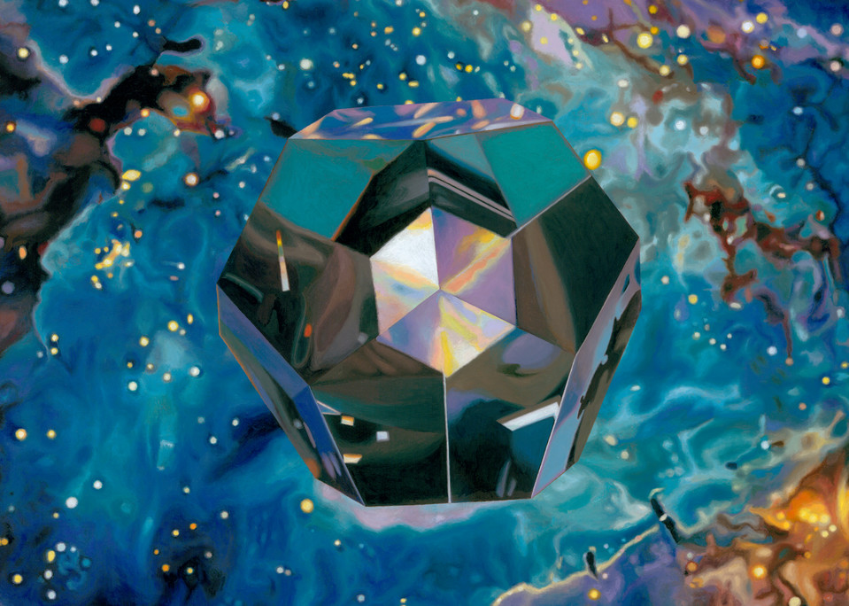 Dodecahedron/Quintessence, Geometric Paintings, The Art of Max Voss-Nester