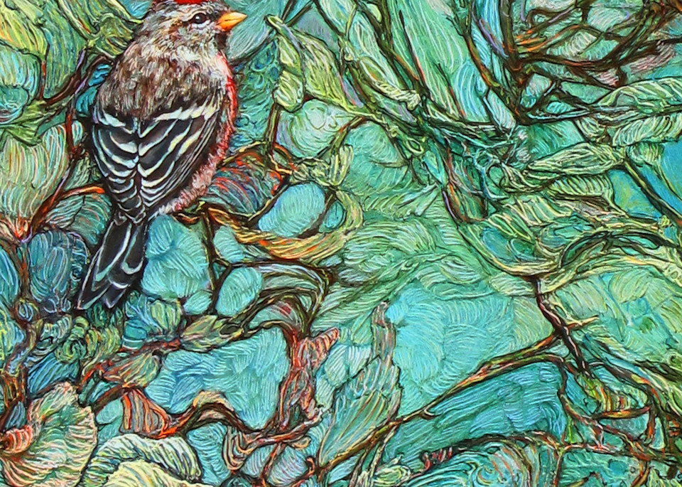 Aquamarine Labyrinth, crop 3 | Col Mitchell Contemporary Paper Artist