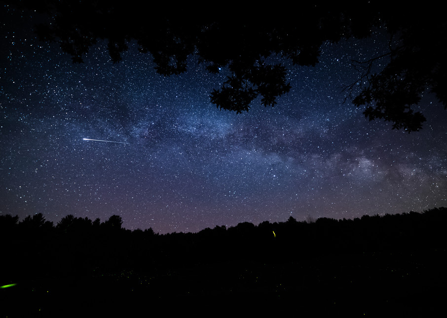 The Milky Way Fireflies And Shooting Stars Photography Art | Nathan Larson Photography