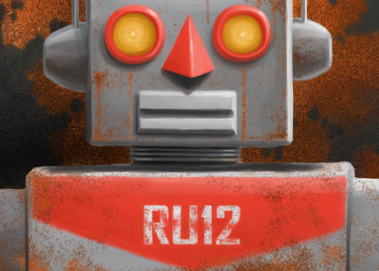 Rusted Robot Art | Davenik Art