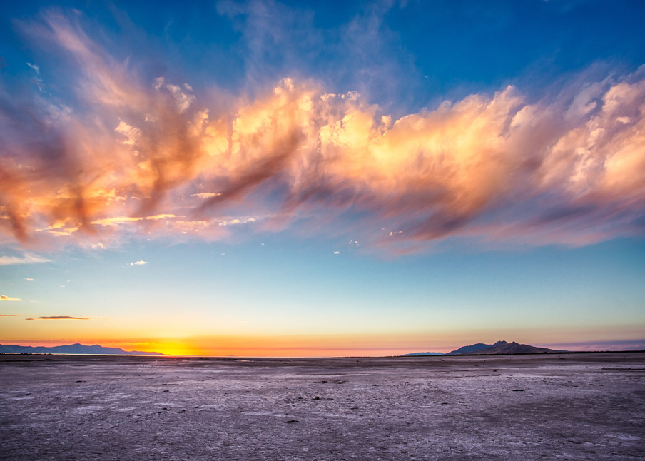 Salt Flat Sunset Ii Photography Art | Nathan Larson Photography