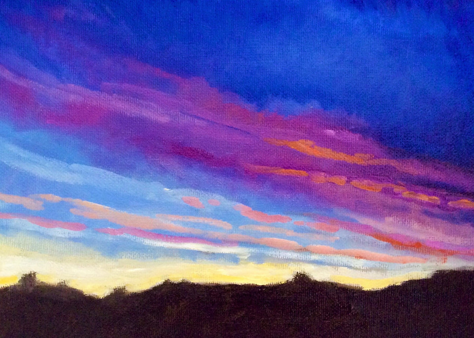Twilight Sky Fine Art Print by Hilary J England