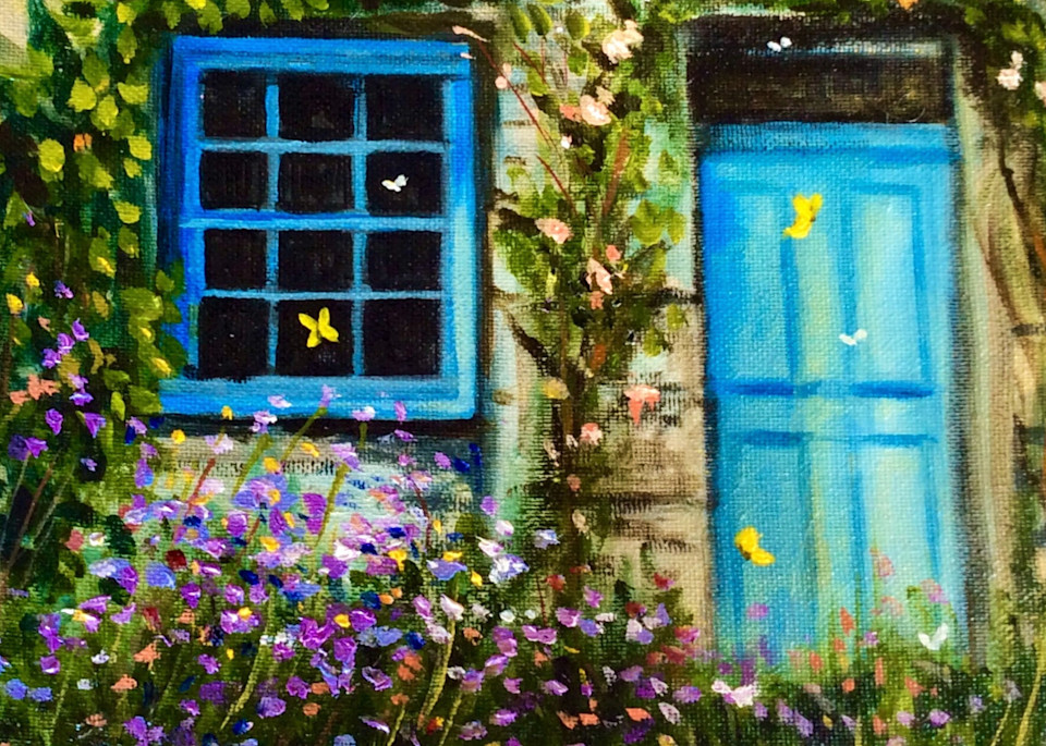 The Enchanted Cottage Fine Art Open Edition Print by Hilary J. England