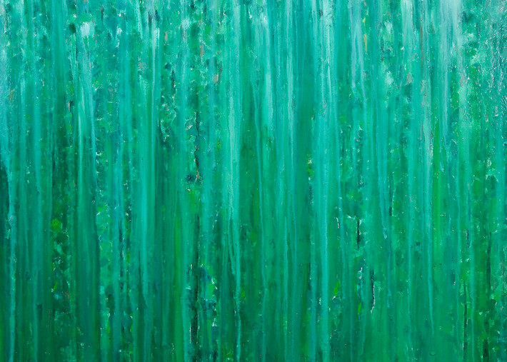 Rainy Moment 09   Deep Forest Rain By Rachel Brask Art | Rachel Brask Studio, LLC