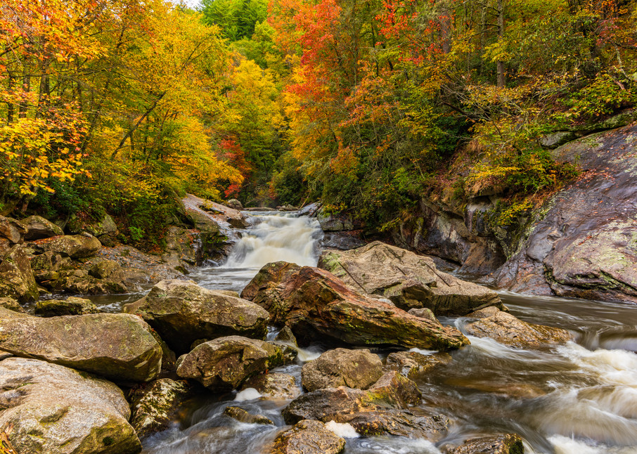 Autumn On The Cullasaja River Photography Art | Andy Crawford Photography - Fine-art photography