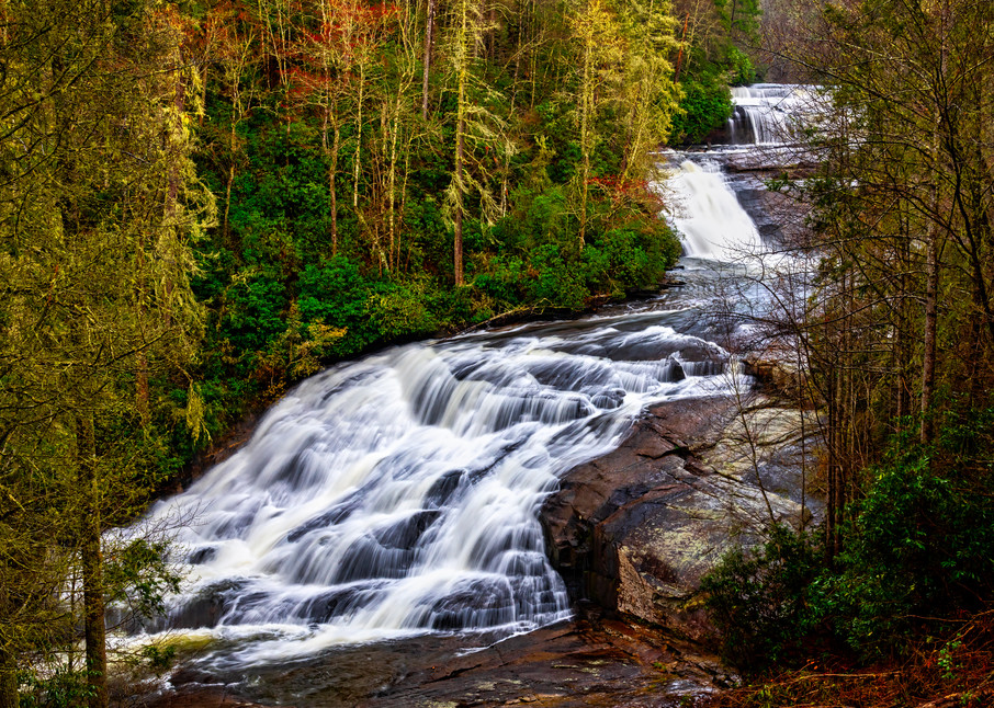 Triple Falls Overlook — North Carolina waterfalls fine-art photography prints