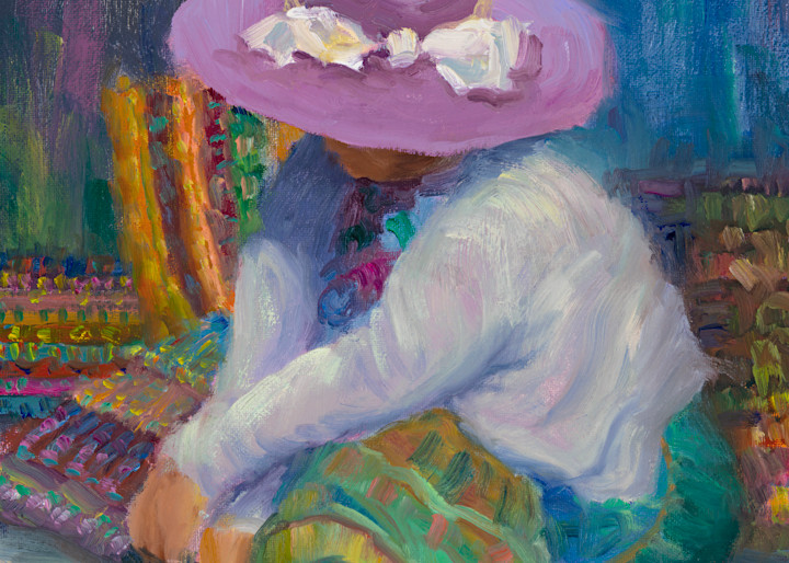 Lavender Hat Art | B. Oliver, Art