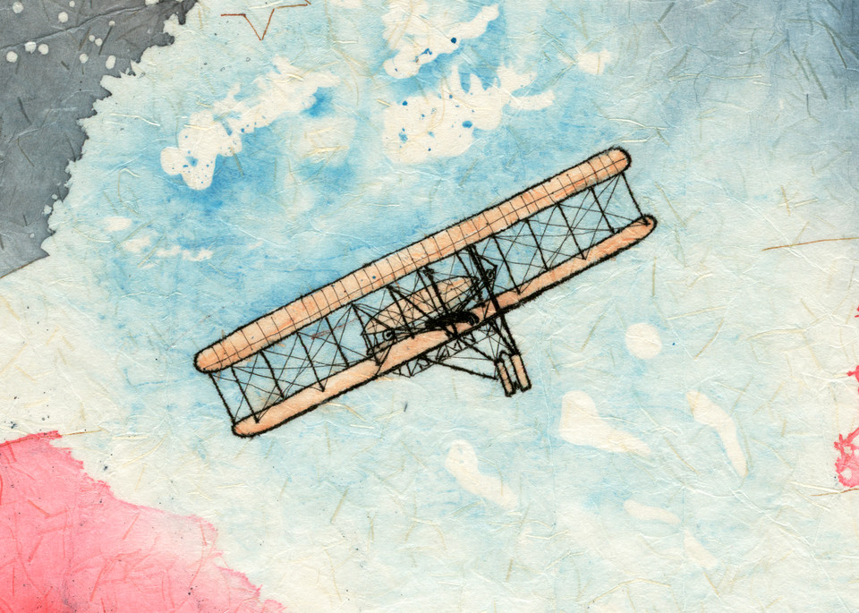 The Wright Brothers First Flight - Ohio's First Series, #2  |  June Bell Artist