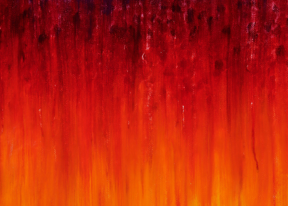 Fire Set To The Rain Ii By Rachel Brask Art | Rachel Brask Studio, LLC