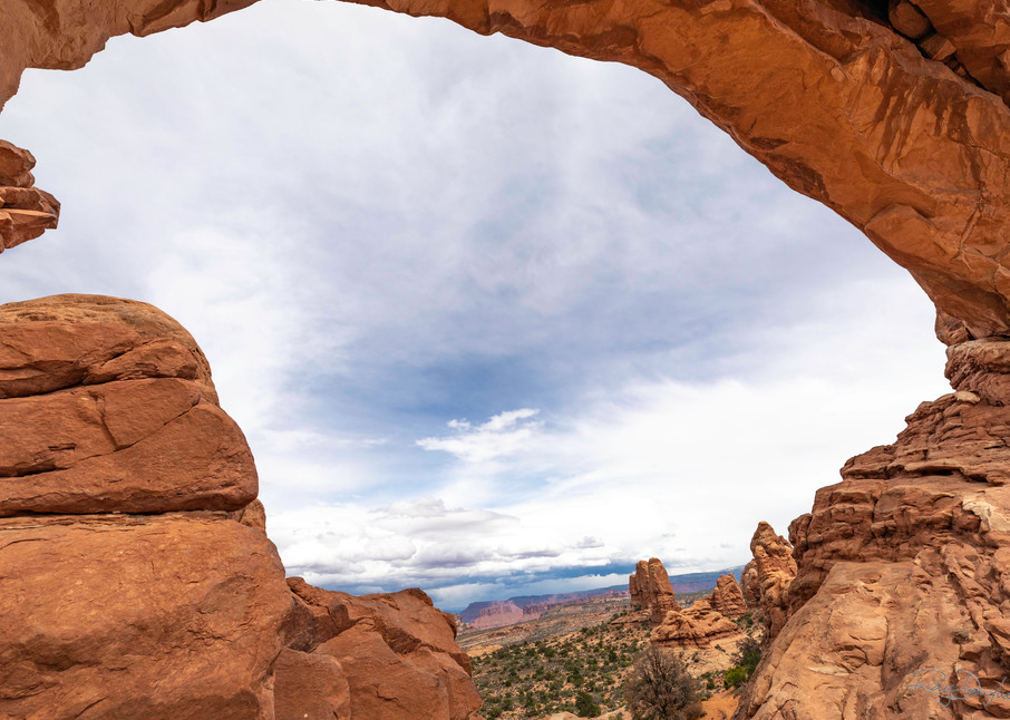 Arches National Park, North Window, Windows section, Eye on the World