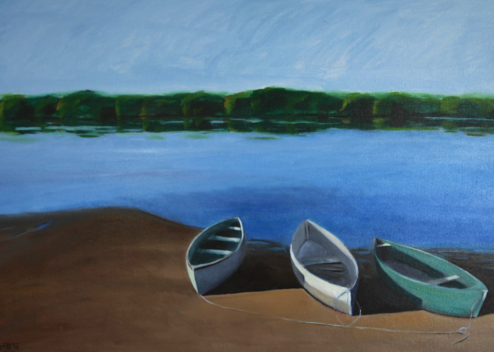 Barra Boats # 2 Art | Dave Lambeth Fine Art